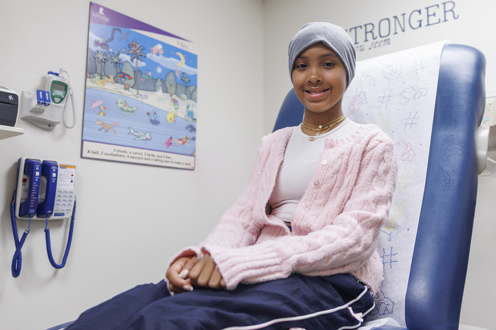 St. Jude patient Laylah